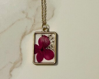 Handmade Pressed Flower Jewelry