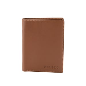 Bolero Piel. Cartera de piel para hombre en color Cuero hecha en Ubrique