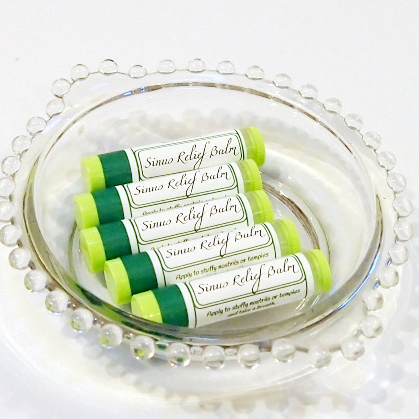 SET OF 3 All Natural Sinus Relief Balm Tubes for Red Noses Etsy