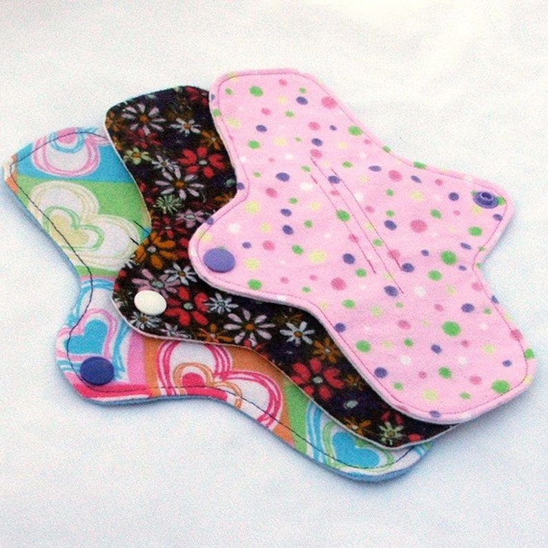 10 Reusable Washable Cloth Pantyliners or Thong Liners MADE TO Etsy