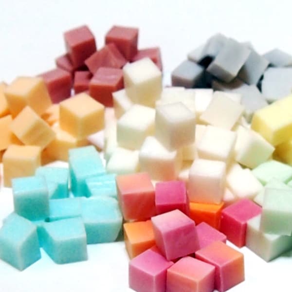 Vegan Cloth Wipe Bit Solution Cubes - SAMPLE Size of Triple Butter Soap Bit Wipe Solution Cubes for Cloth Diapering & Feminine Wipes