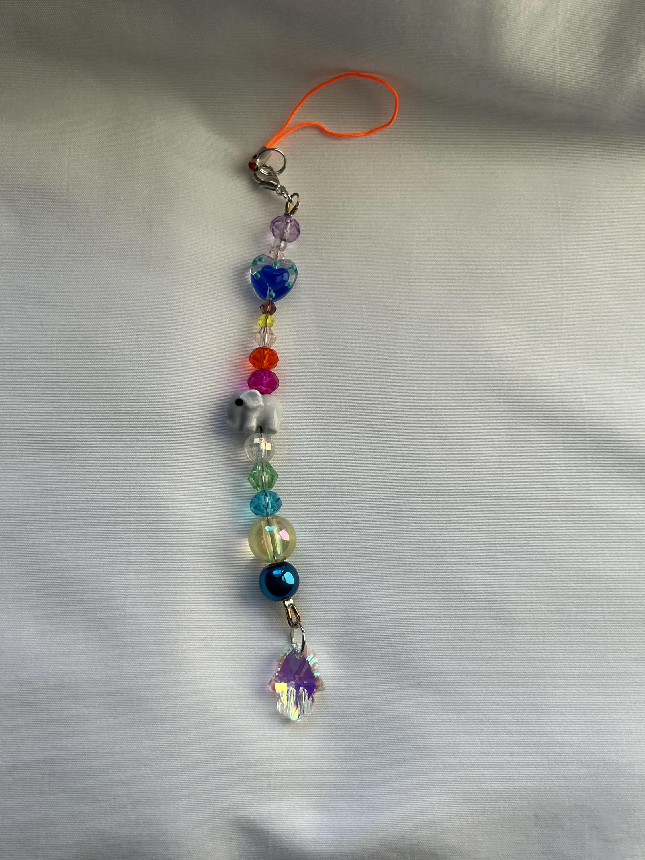 Mirror Back Keychains Keychains With Crystals Natural Stones Phone Charms, Rearview Mirror ...