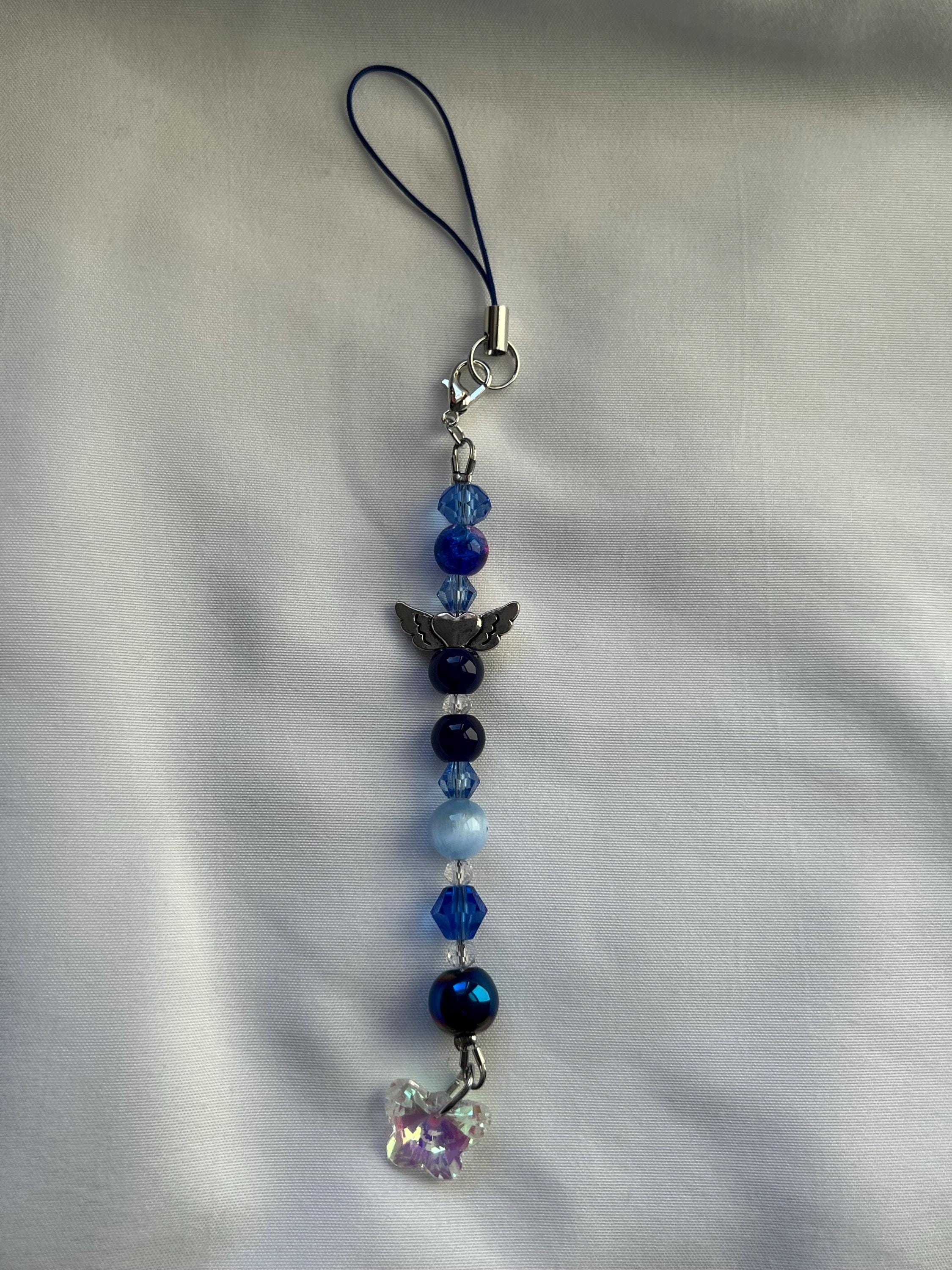 Mirror Back Keychains Keychains With Crystals Natural Stones Phone Charms, Rearview Mirror ...