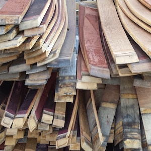 Dozen (12) Used Wine Barrel Staves