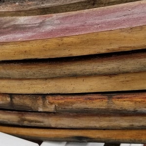 Six (6) Extra Wide Used Wine Barrel Staves