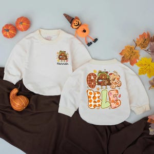 Personalized Name Preppy Gobble Baby Romper, First Thanksgiving Outfit, Custom Name Fall Bodysuit, Cute Little Turkey Baby Clothes
