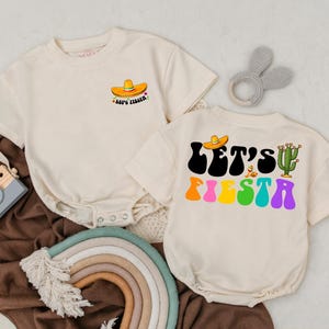 Let's Fiesta Baby Romper – Cinco De Mayo Outfit, Taco Tuesday Baby Bodysuit, First Birthday Clothes, Mexican Baby Gift