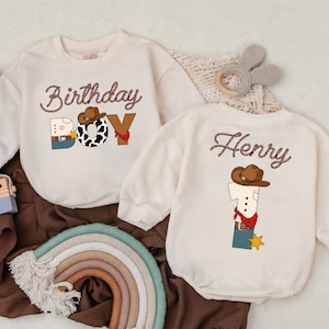 My First Rodeo Outfit – Personalized Cowboy Romper, Western 1st Birthday Bodysuit, Retro Rodeo Baby Clothes, Birthday Gift