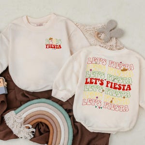 Let's Fiesta Baby Romper - 1st Birthday Outfit, Cinco De Mayo Bodysuit, Taco Tuesday Baby Gift