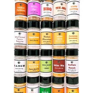 Premium | Popcorn Seasoning | Mega Variety 20 Pack | 20 Exciting Flavors for Every Snack! | Perfect for Movie Nights and Gathering!
