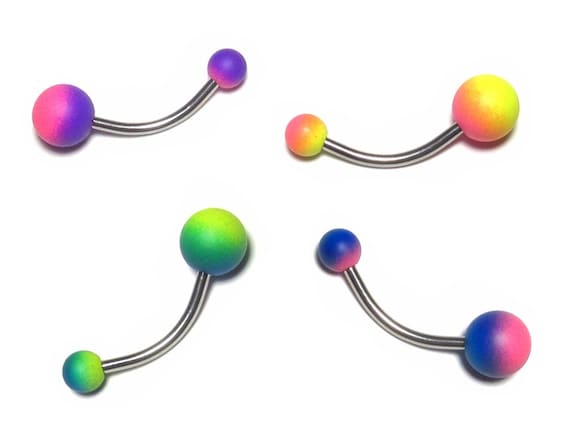 Rubber belly hotsell button rings