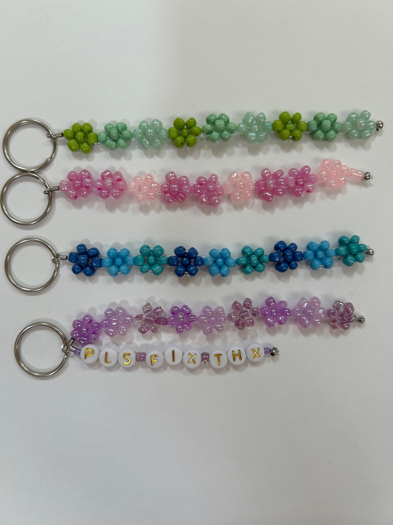 Law Themed Beaded Keychain With One or Two Strands - Etsy