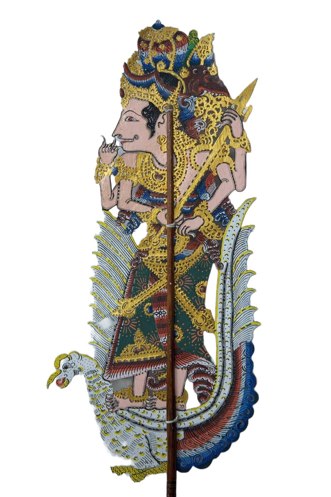 Wayang Kulit ''dewa Saraswasti'' Balinese Shadow Puppet
