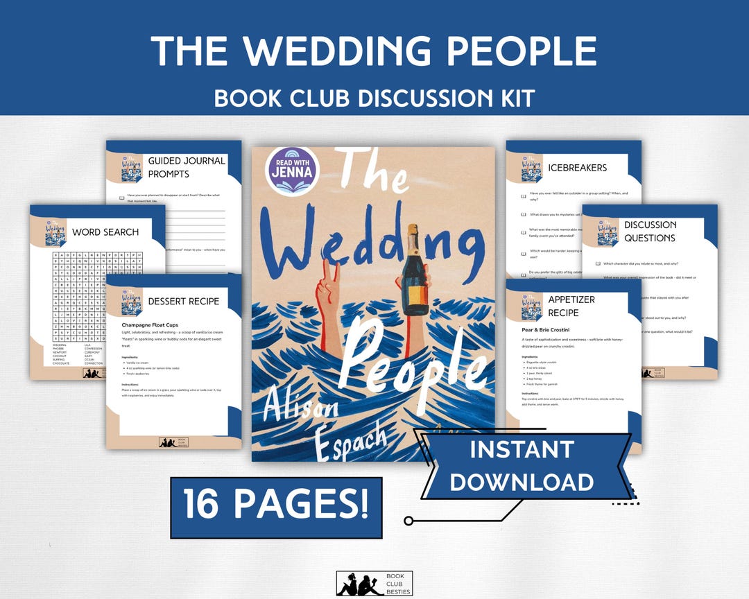 The Wedding People Book Club Kit Printable PDF Guide Discussion