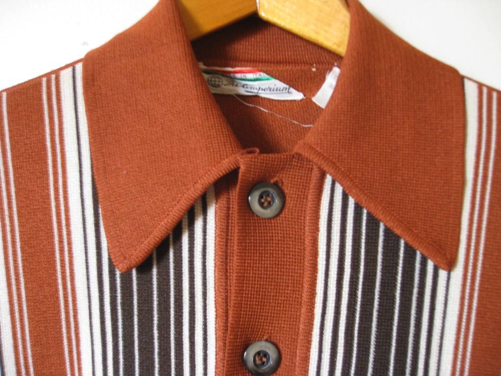 60's Mens Italian Knit S/S Sport Shirt Etsy