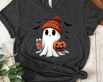 Halloween Kürbis Gewürz Shirt, Halloween Geschenk, Halloween Kostüm, gruselige Saison, Herbst Shirt, Frauen Shirt