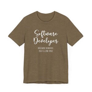 Software Developer Shirt Web Developer Gifts Game Developer Shirt Programmer Gifts Software Developer Graduation Gift for Software Developer image 5