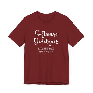 Software Developer Shirt Web Developer Gifts Game Developer Shirt Programmer Gifts Software Developer Graduation Gift for Software Developer image 2