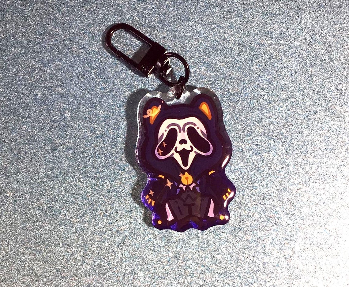 Ghostface Keychain Double Sided , Kitty Ghost Face , Scream , Dead by ...