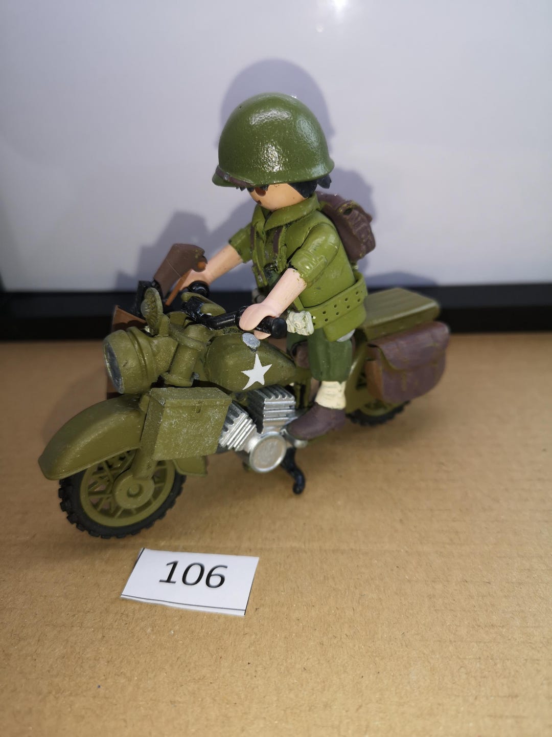 PLAYMOBIL CUSTOM WW2 SOLDAT DE L'ARMÉE AMÉRICAINE BAR 101E PARACHUTISTE