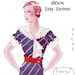 Vintage Sewing Pattern 1930s Dress With Collar in Any Size- Plus Size Included- Depew A-1041 Draft at Home Pattern -INSTANT DOWNLOAD-