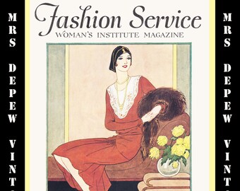 Vintage Sewing Magazine Herbst & Winter 1929 Modeservice Schneiderei Nähen und Mode E-book -INSTANT DOWNLOAD-