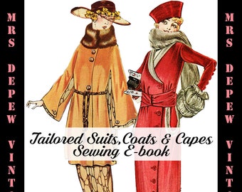 Vintage Woman's Institute Sewing Book 1920s Tailored Suits, Coats & Capes Ebook -INSTANT DOWNLOAD-