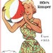 Vintage Sewing Pattern 1950's Ladies' Play Suit Romper Depew 5153 in Any Size - PLUS Size Included -INSTANT DOWNLOAD-