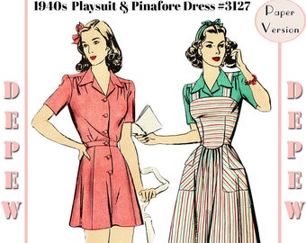 ladies midi pinafore dress