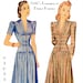 Vintage Sewing Pattern Reproduction 1940's Dinner or Lounge Pajama #3055 - INSTANT DOWNLOAD