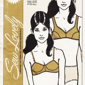 Vintage Sewing Pattern Multisize 1970s Ladies' Natural Look Bra 2