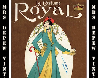 Le Costume Royal Ladies' Sewing Pattern Catalog & Fashion Magazine September 1915 E-book- INSTANT DOWNLOAD