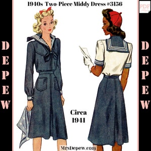 Vintage sailor dress - Etsy 日本 Vintage sailor dress - Etsy 日本