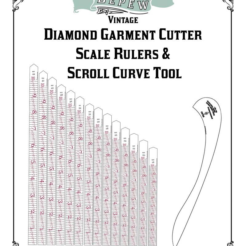 Pattern Drafting Rulers - Etsy