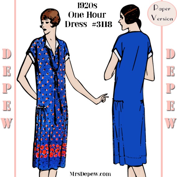 one hour dress pattern