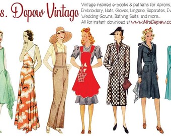 1930年代ヴィンテージファッションサービスマガジン2月号、1930年