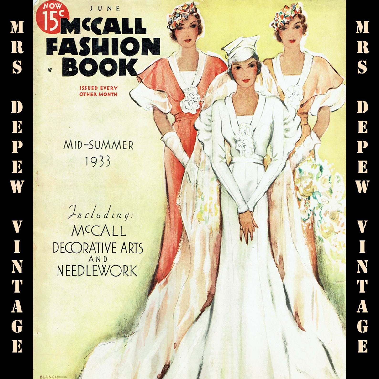 Vintage Sewing Pattern Catalog Mccall Fashion Book Mid-summer - Etsy