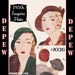 Vintage Sewing Pattern 1930s Ladies' Eugenie Hats #1036 - INSTANT DOWNLOAD 