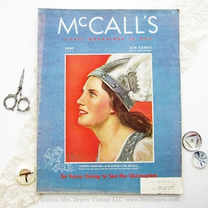 Digital Download 1930s McCall Fashion Book Fall 1939 Quarterly