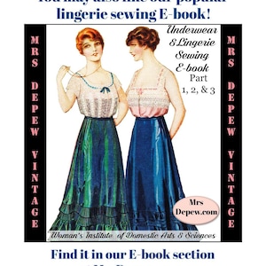 1913 Vintage Sewing Pattern 1910s Ladies Bust Supporter Brassiere Multisize Depew #2039 Paper Version image 4