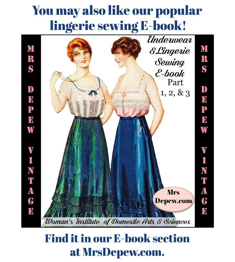 1913 Vintage Sewing Pattern 1910s Ladies Bust Supporter Brassiere Multisize Depew #2039 Paper Version image 4