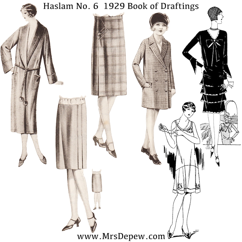 Haslam Dresscutting Book No. 6 1929 Vintage Sewing Pattern - Etsy