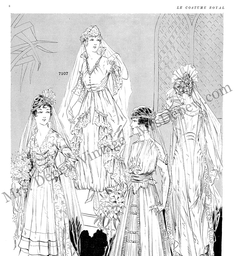 Le Costume Royal Ladies' Sewing Pattern Catalog & Fashion Etsy