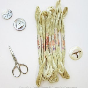 Original New Old Stock Antique Embroidery Floss Rope 16 Yard Skeins