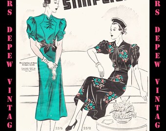 Vintage Pattern Catalogs 3 Booklets Simplicity Fashion Forecast From 1937 Collection -INSTANT DOWNLOAD-