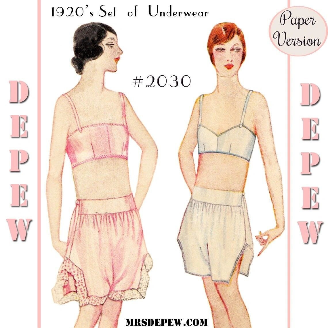 Silk Bra Pdf Sewing Pattern Sizes 80A / 80B / 80C / 80D Model No.986 