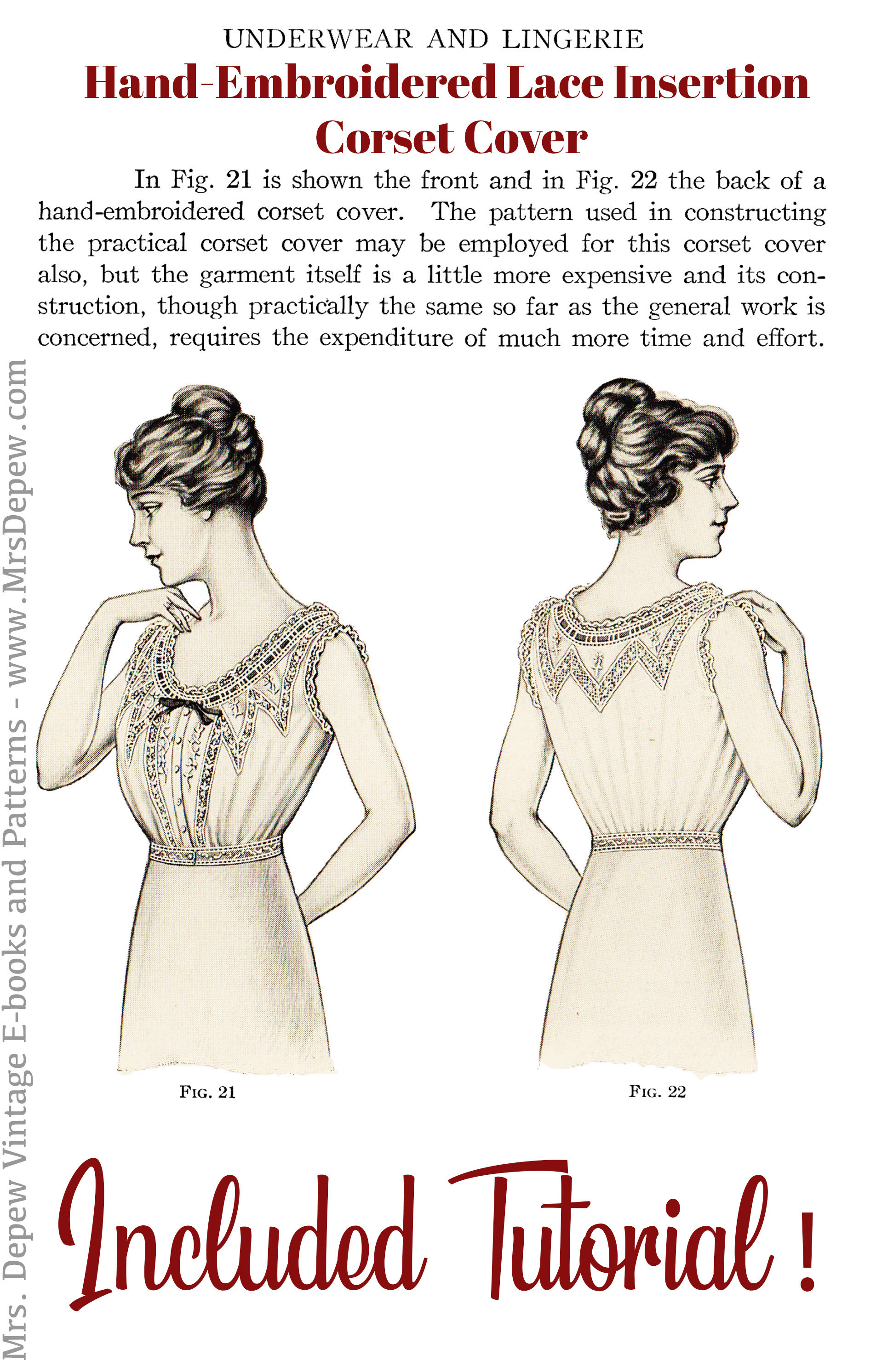 Edwardian Corset & Chemise: M7915 Pattern Review – Second Life Stitching