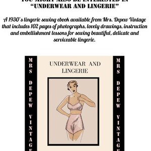 Vintage Sewing Pattern Template & Scale Rulers 1930s French Basic Bra in Any Bust Size- PLUS Size Included- 610 -INSTANT DOWNLOAD- image 6