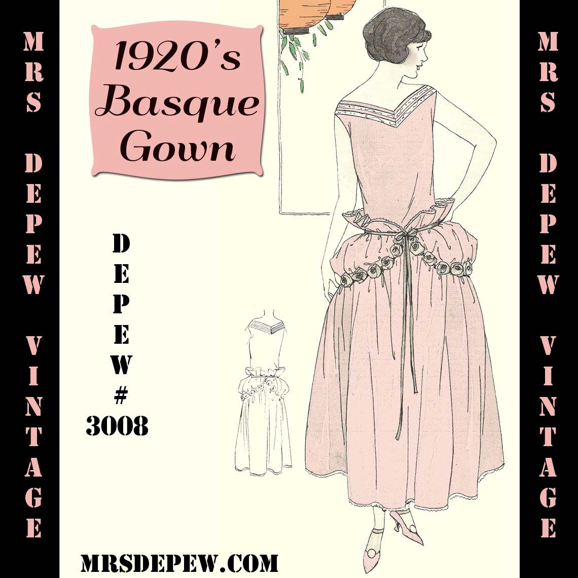 Basque dress Etsy