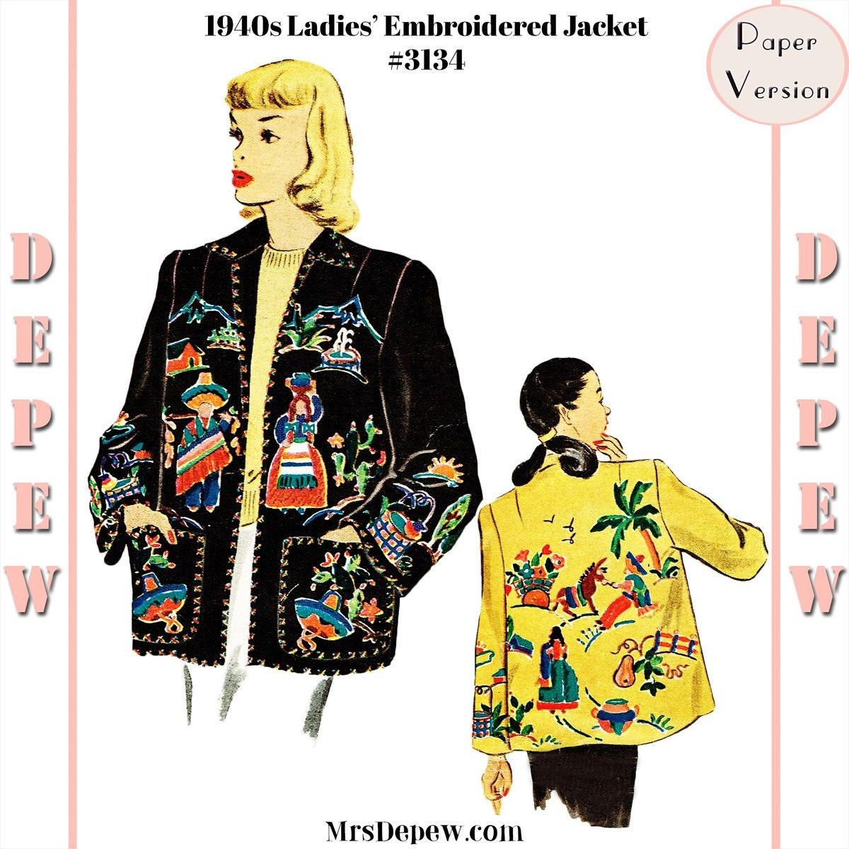 Mexican Souvenir Jacket - Etsy